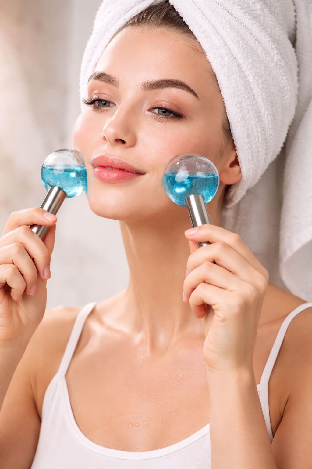 Rejuvenecedor y desinflamante facial - Bolas de refrigeración